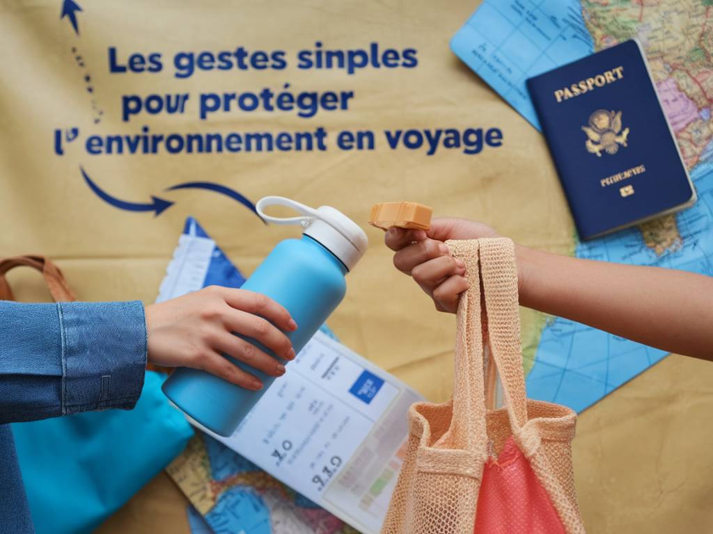 Les gestes simples pour protéger l'environnement en voyage