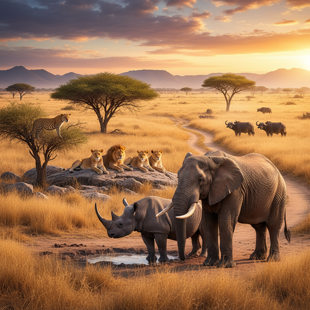 Observer les Big Five lors d’un safari en Namibie